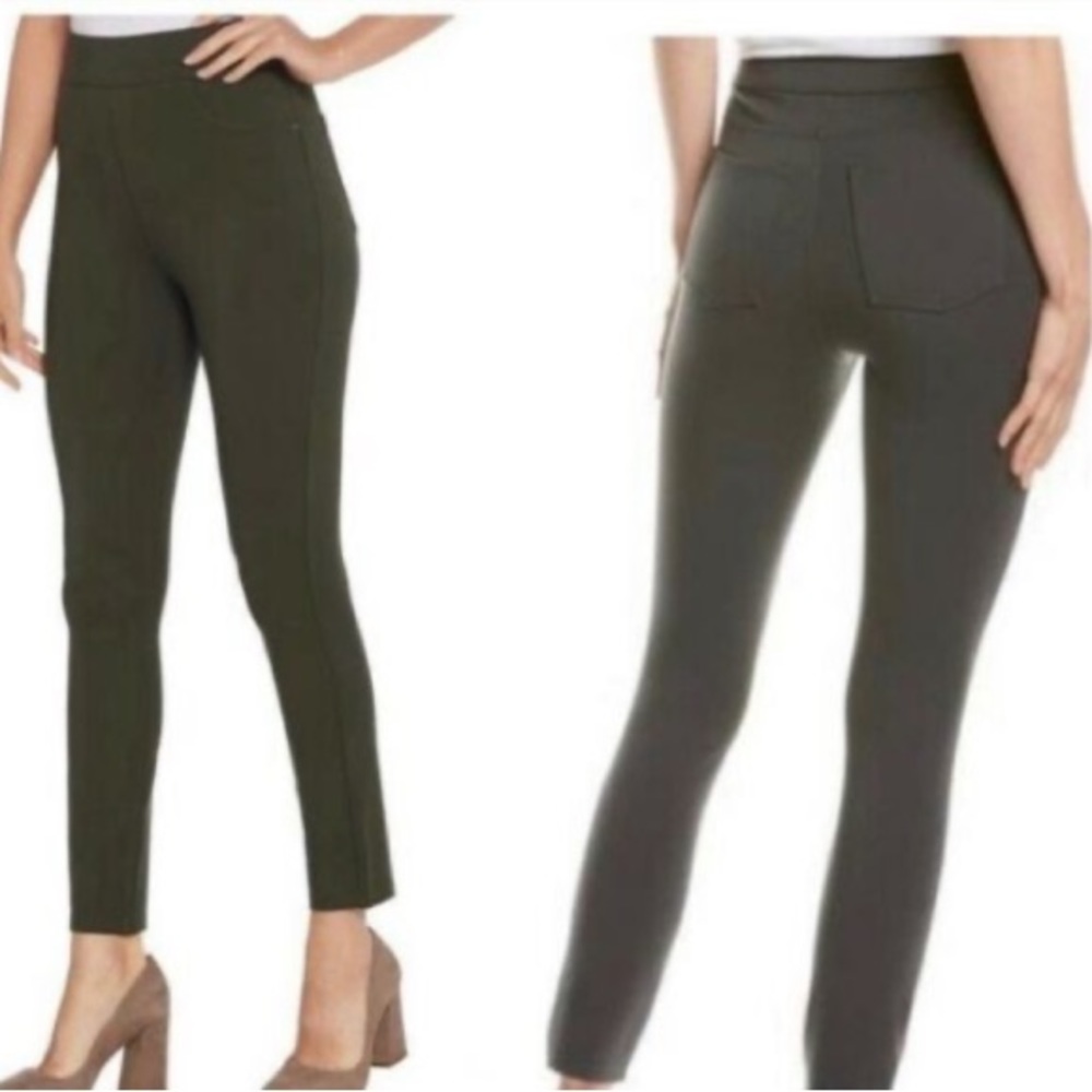 SPANX Women's Skinny Pants - Olive